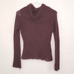 Langenis women's Cowlneck Sweater Size M